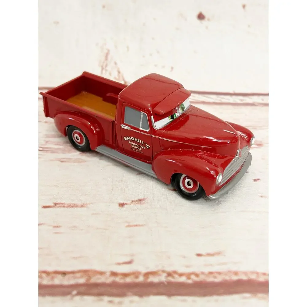 DISNEY PIXAR Cars Heyday Smokey Diecast Pickup Truck 1:55 Scale Red